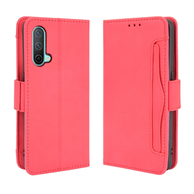 For OnePlus Nord CE 5G Skin Feel Calf Pattern Horizontal Flip Leather Case with Holder & Card Slots & Photo Frame