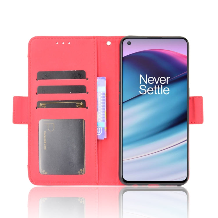 For OnePlus Nord CE 5G Skin Feel Calf Pattern Horizontal Flip Leather Case with Holder & Card Slots & Photo Frame