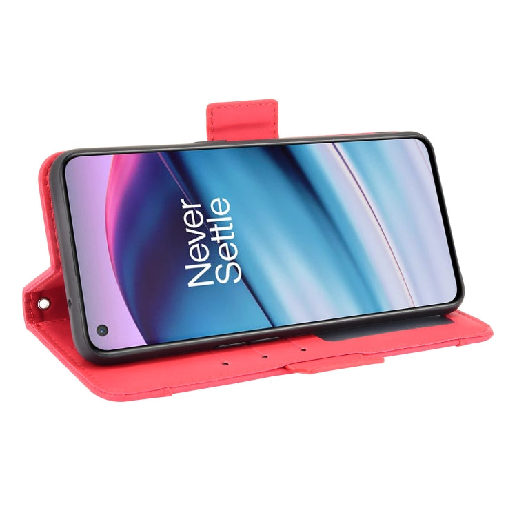 For OnePlus Nord CE 5G Skin Feel Calf Pattern Horizontal Flip Leather Case with Holder & Card Slots & Photo Frame