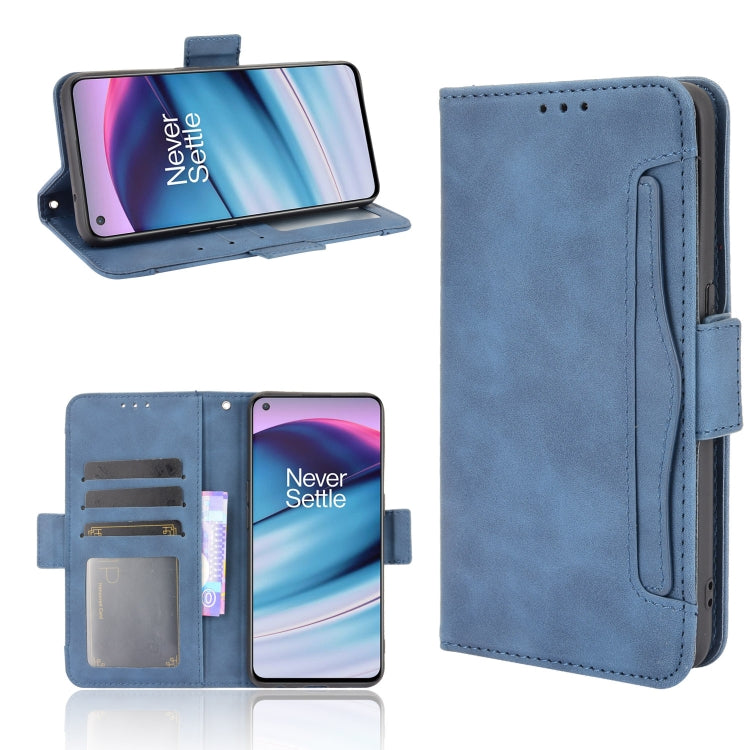 For OnePlus Nord CE 5G Skin Feel Calf Pattern Horizontal Flip Leather Case with Holder & Card Slots & Photo Frame