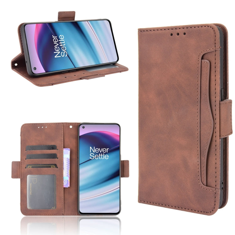 For OnePlus Nord CE 5G Skin Feel Calf Pattern Horizontal Flip Leather Case with Holder & Card Slots & Photo Frame