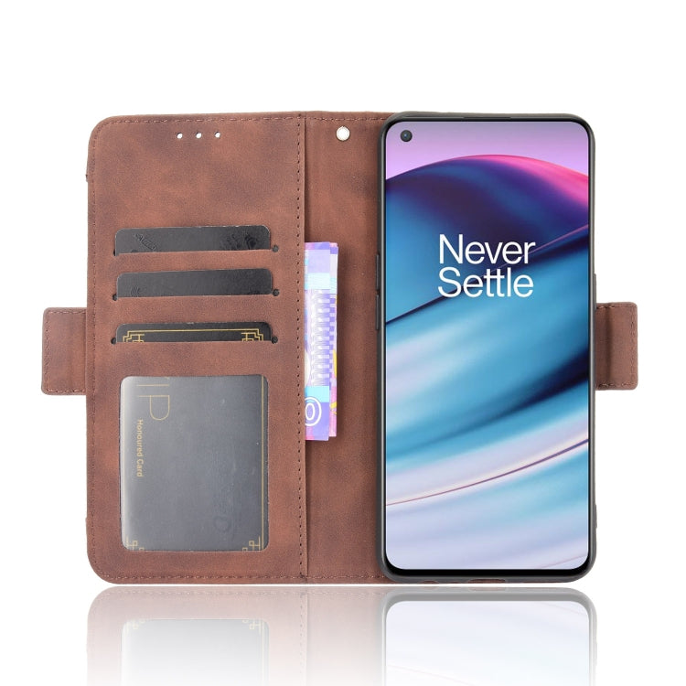 For OnePlus Nord CE 5G Skin Feel Calf Pattern Horizontal Flip Leather Case with Holder & Card Slots & Photo Frame