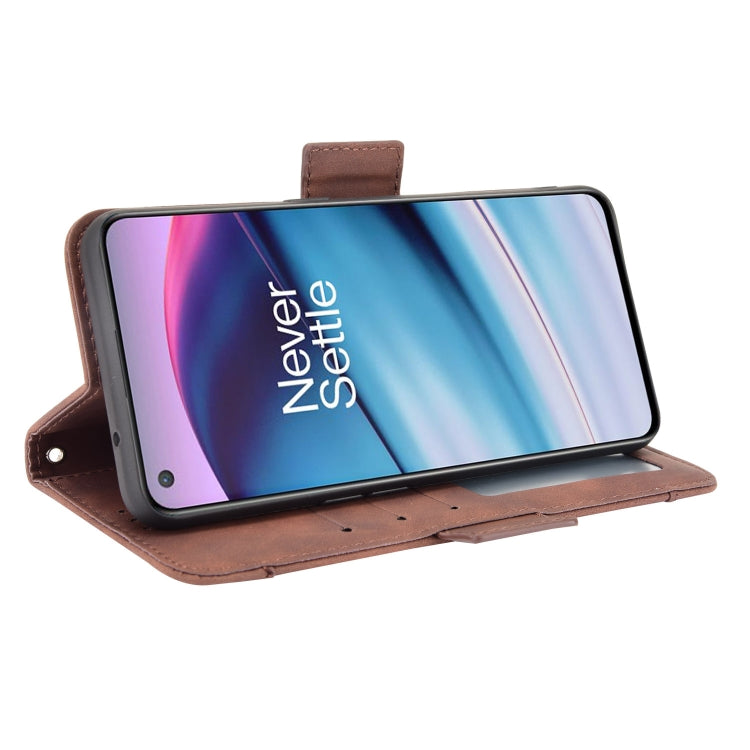 For OnePlus Nord CE 5G Skin Feel Calf Pattern Horizontal Flip Leather Case with Holder & Card Slots & Photo Frame