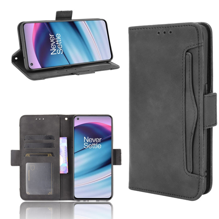 For OnePlus Nord CE 5G Skin Feel Calf Pattern Horizontal Flip Leather Case with Holder & Card Slots & Photo Frame