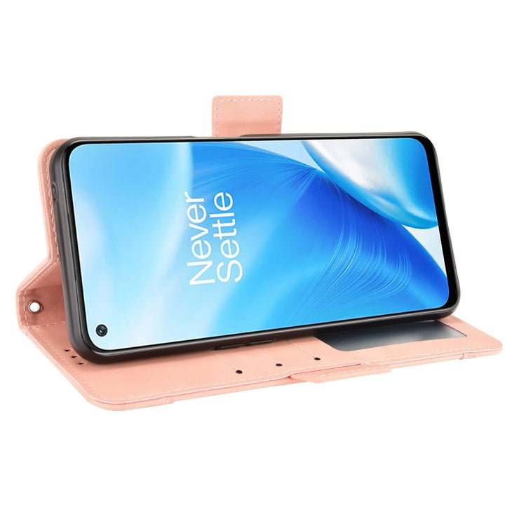 For OnePlus Nord N200 5G Skin Feel Calf Pattern Horizontal Flip Leather Case with Holder & Card Slots & Photo Frame