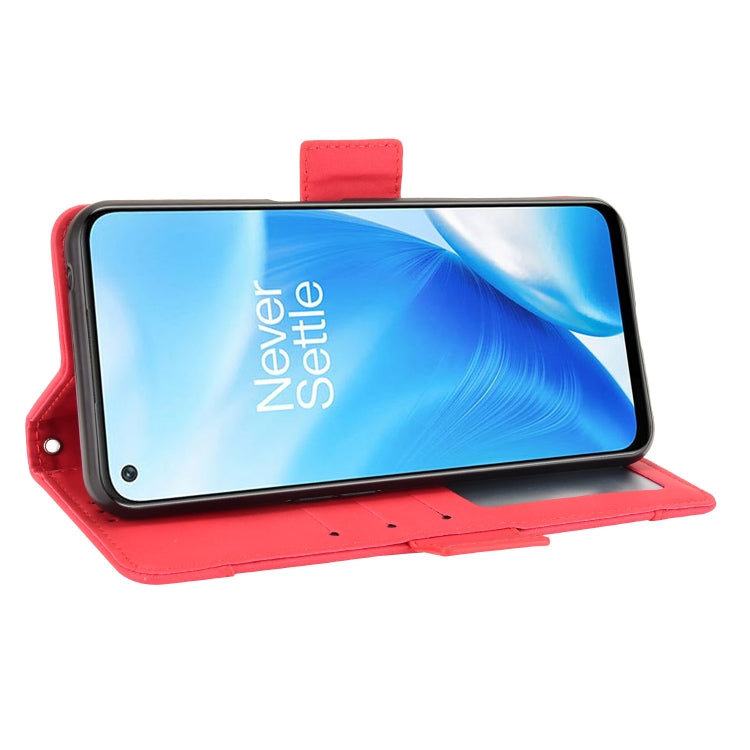 For OnePlus Nord N200 5G Skin Feel Calf Pattern Horizontal Flip Leather Case with Holder & Card Slots & Photo Frame