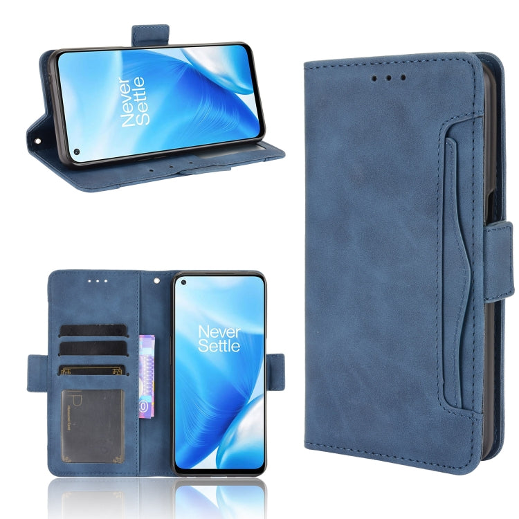 For OnePlus Nord N200 5G Skin Feel Calf Pattern Horizontal Flip Leather Case with Holder & Card Slots & Photo Frame