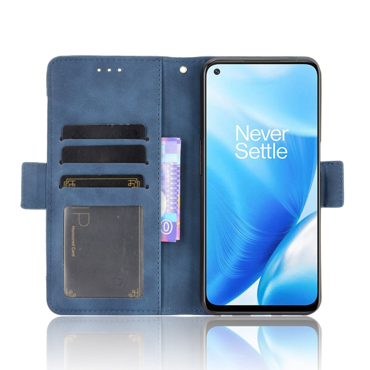 For OnePlus Nord N200 5G Skin Feel Calf Pattern Horizontal Flip Leather Case with Holder & Card Slots & Photo Frame