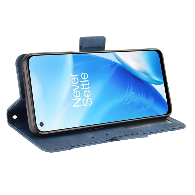 For OnePlus Nord N200 5G Skin Feel Calf Pattern Horizontal Flip Leather Case with Holder & Card Slots & Photo Frame