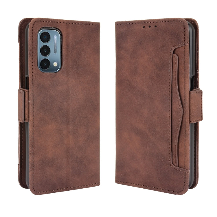 For OnePlus Nord N200 5G Skin Feel Calf Pattern Horizontal Flip Leather Case with Holder & Card Slots & Photo Frame