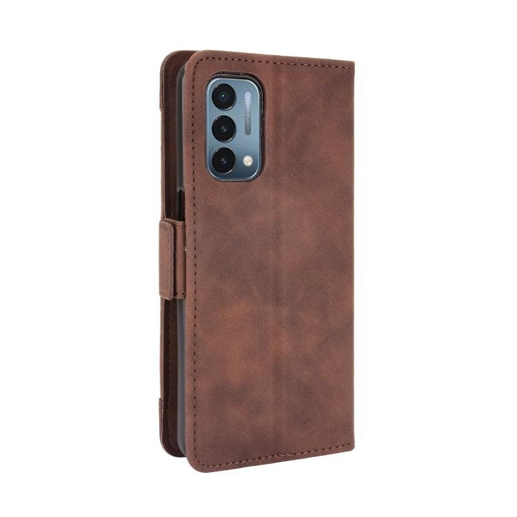 For OnePlus Nord N200 5G Skin Feel Calf Pattern Horizontal Flip Leather Case with Holder & Card Slots & Photo Frame