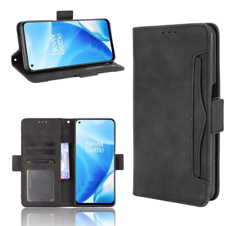 For OnePlus Nord N200 5G Skin Feel Calf Pattern Horizontal Flip Leather Case with Holder & Card Slots & Photo Frame