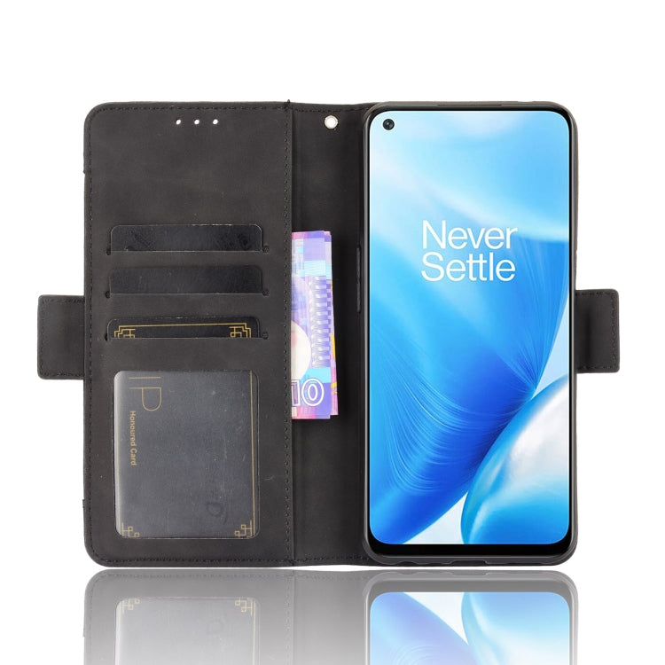 For OnePlus Nord N200 5G Skin Feel Calf Pattern Horizontal Flip Leather Case with Holder & Card Slots & Photo Frame