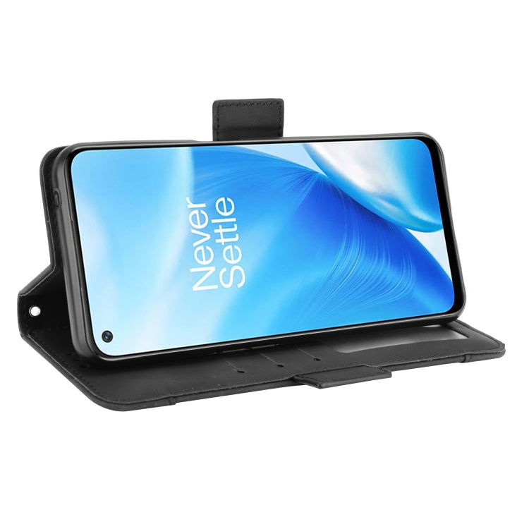 For OnePlus Nord N200 5G Skin Feel Calf Pattern Horizontal Flip Leather Case with Holder & Card Slots & Photo Frame