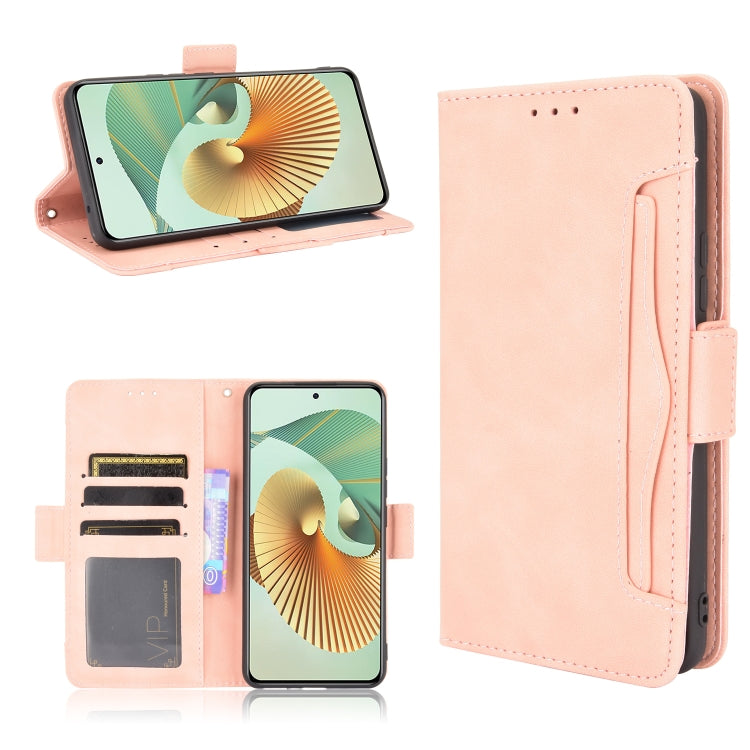 For ZTE Axon 30 Pro 5G Skin Feel Calf Pattern Horizontal Flip Leather Case with Holder & Card Slots & Photo Frame