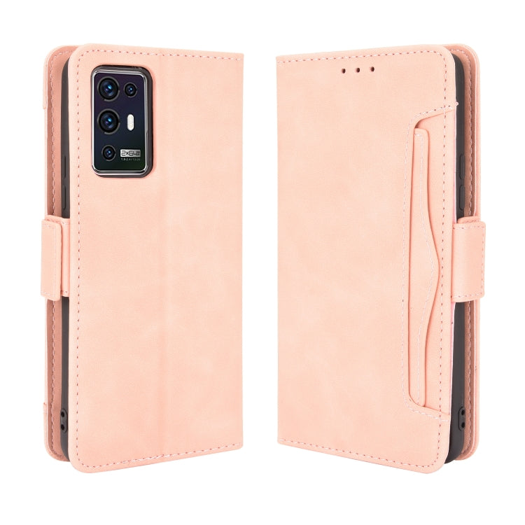 For ZTE Axon 30 Pro 5G Skin Feel Calf Pattern Horizontal Flip Leather Case with Holder & Card Slots & Photo Frame