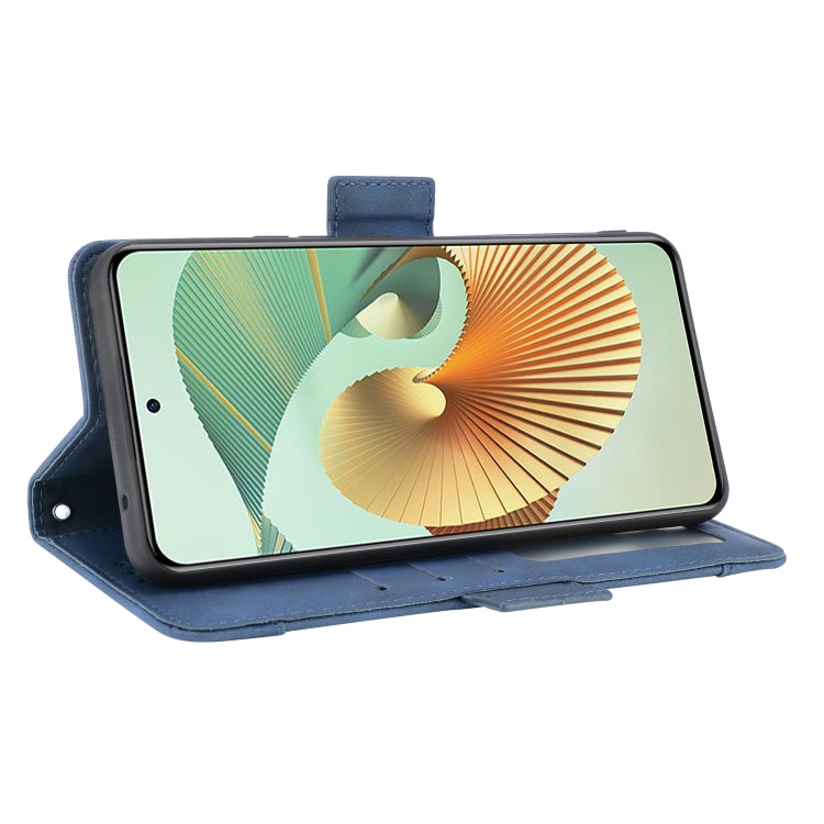 For ZTE Axon 30 Pro 5G Skin Feel Calf Pattern Horizontal Flip Leather Case with Holder & Card Slots & Photo Frame