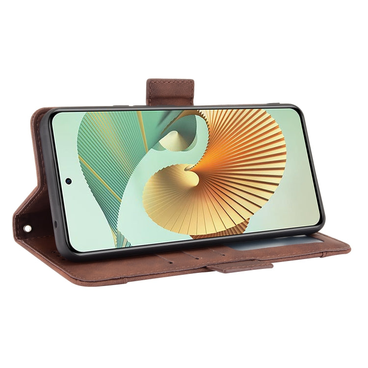 For ZTE Axon 30 Pro 5G Skin Feel Calf Pattern Horizontal Flip Leather Case with Holder & Card Slots & Photo Frame