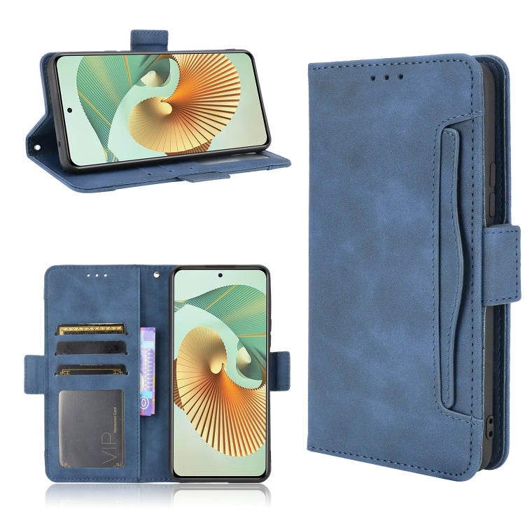 For ZTE Axon 30 Pro 5G Skin Feel Calf Pattern Horizontal Flip Leather Case with Holder & Card Slots & Photo Frame