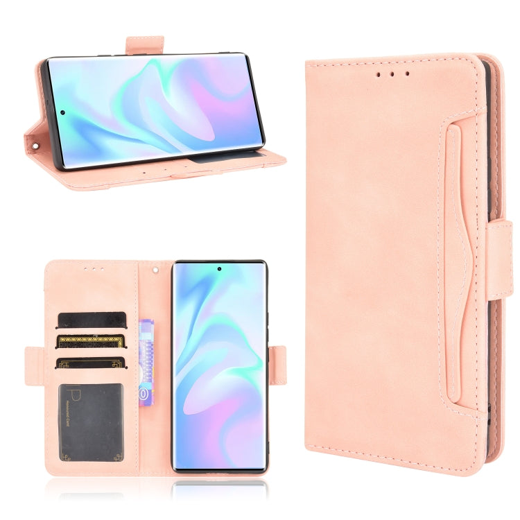 For ZTE Axon 30 Ultra 5G Skin Feel Calf Pattern Horizontal Flip Leather Case with Holder & Card Slots & Photo Frame