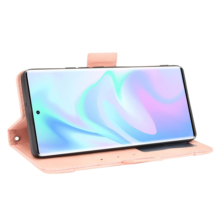 For ZTE Axon 30 Ultra 5G Skin Feel Calf Pattern Horizontal Flip Leather Case with Holder & Card Slots & Photo Frame