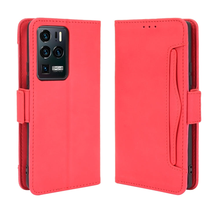 For ZTE Axon 30 Ultra 5G Skin Feel Calf Pattern Horizontal Flip Leather Case with Holder & Card Slots & Photo Frame
