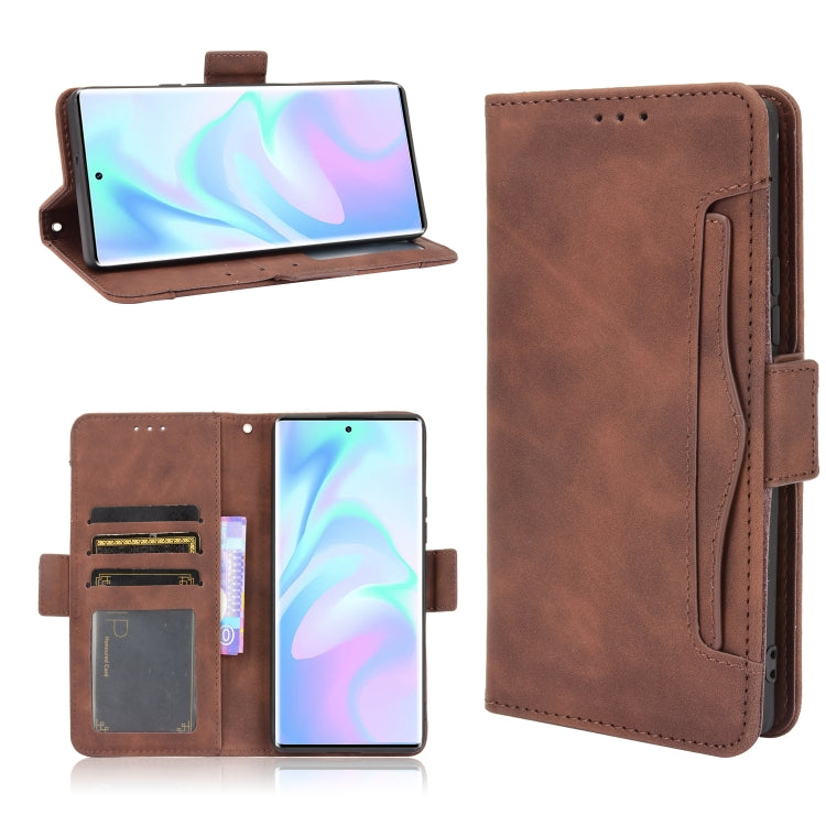 For ZTE Axon 30 Ultra 5G Skin Feel Calf Pattern Horizontal Flip Leather Case with Holder & Card Slots & Photo Frame