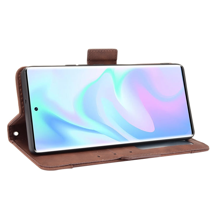 For ZTE Axon 30 Ultra 5G Skin Feel Calf Pattern Horizontal Flip Leather Case with Holder & Card Slots & Photo Frame