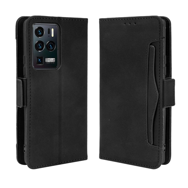 For ZTE Axon 30 Ultra 5G Skin Feel Calf Pattern Horizontal Flip Leather Case with Holder & Card Slots & Photo Frame