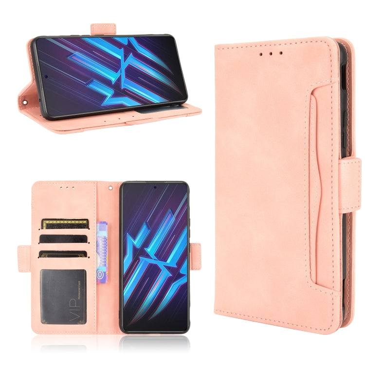 For ZTE nubia Red Magic 6R Skin Feel Calf Pattern Horizontal Flip Leather Case with Holder & Card Slots & Photo Frame