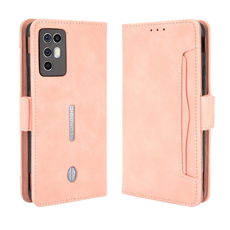 For ZTE nubia Red Magic 6R Skin Feel Calf Pattern Horizontal Flip Leather Case with Holder & Card Slots & Photo Frame