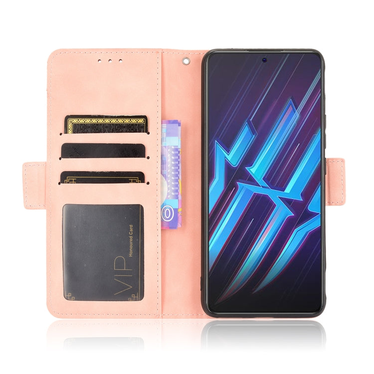 For ZTE nubia Red Magic 6R Skin Feel Calf Pattern Horizontal Flip Leather Case with Holder & Card Slots & Photo Frame