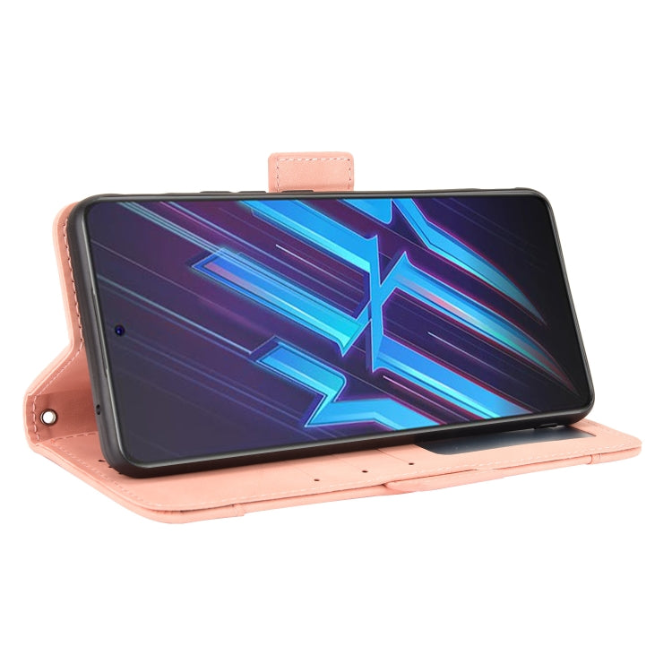 For ZTE nubia Red Magic 6R Skin Feel Calf Pattern Horizontal Flip Leather Case with Holder & Card Slots & Photo Frame