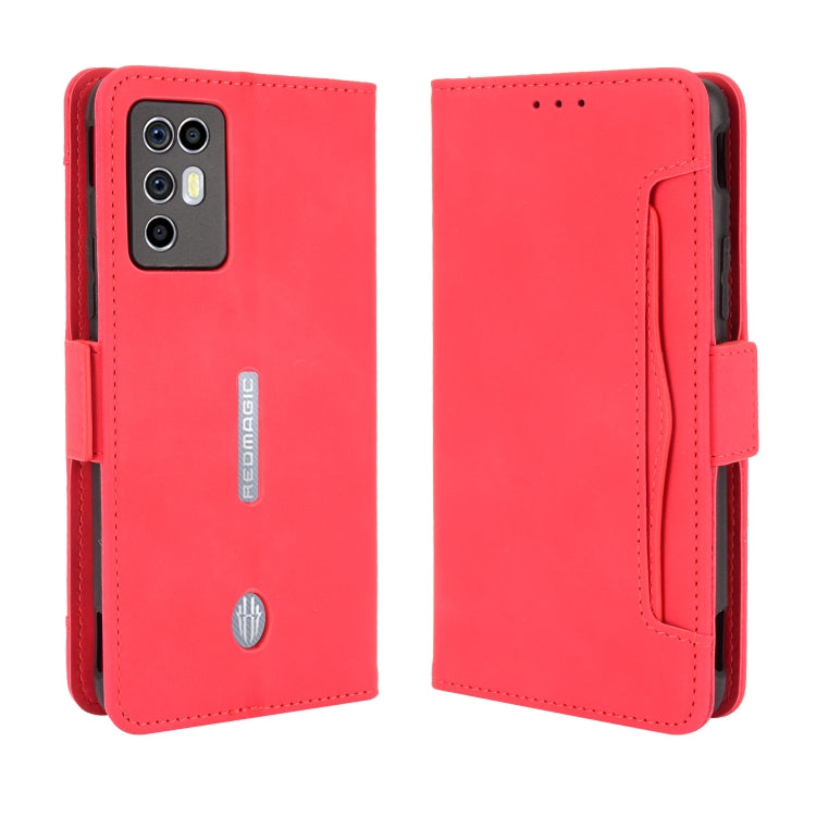 For ZTE nubia Red Magic 6R Skin Feel Calf Pattern Horizontal Flip Leather Case with Holder & Card Slots & Photo Frame
