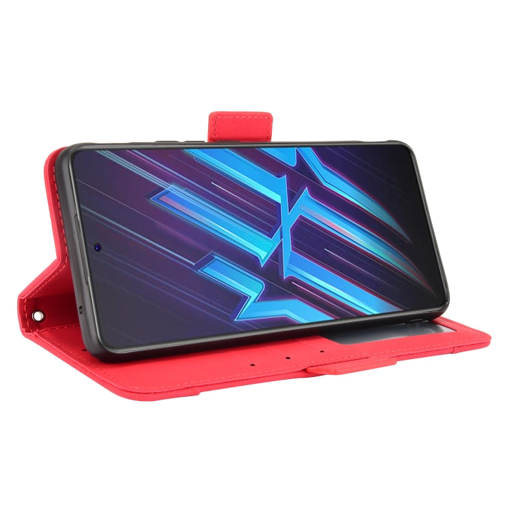 For ZTE nubia Red Magic 6R Skin Feel Calf Pattern Horizontal Flip Leather Case with Holder & Card Slots & Photo Frame