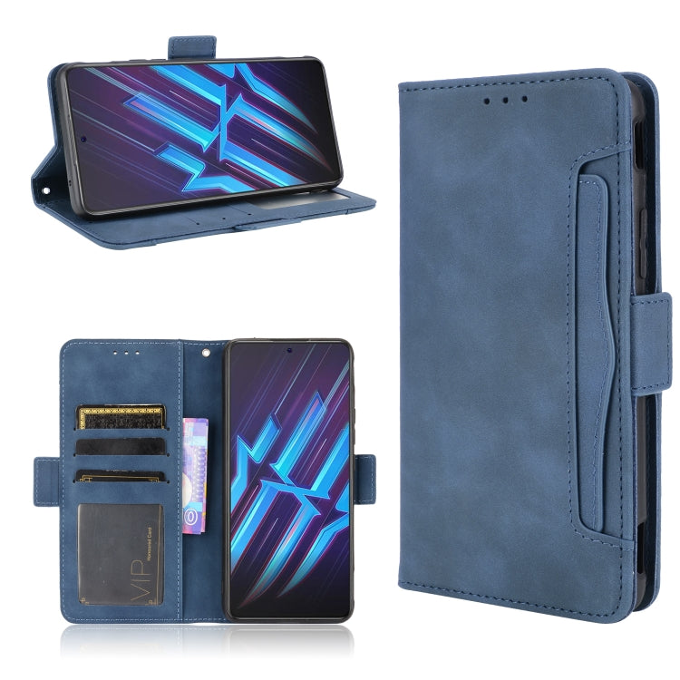 For ZTE nubia Red Magic 6R Skin Feel Calf Pattern Horizontal Flip Leather Case with Holder & Card Slots & Photo Frame