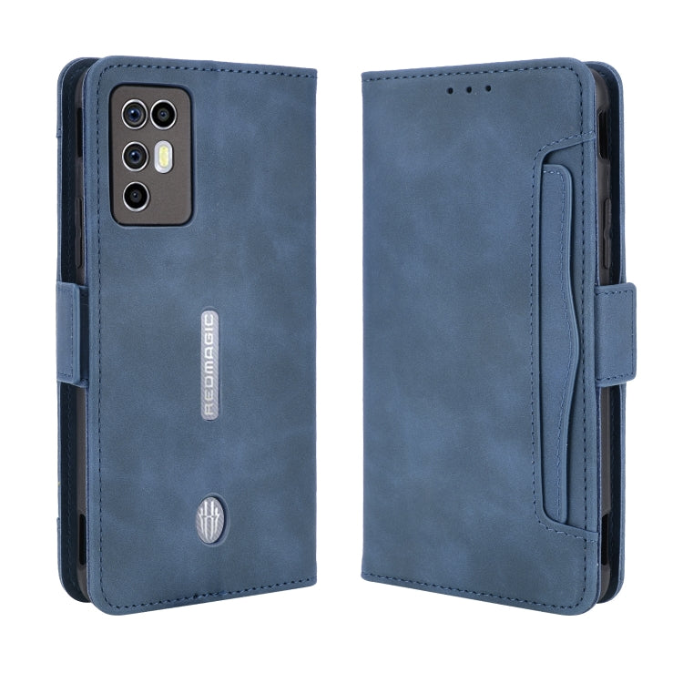 For ZTE nubia Red Magic 6R Skin Feel Calf Pattern Horizontal Flip Leather Case with Holder & Card Slots & Photo Frame