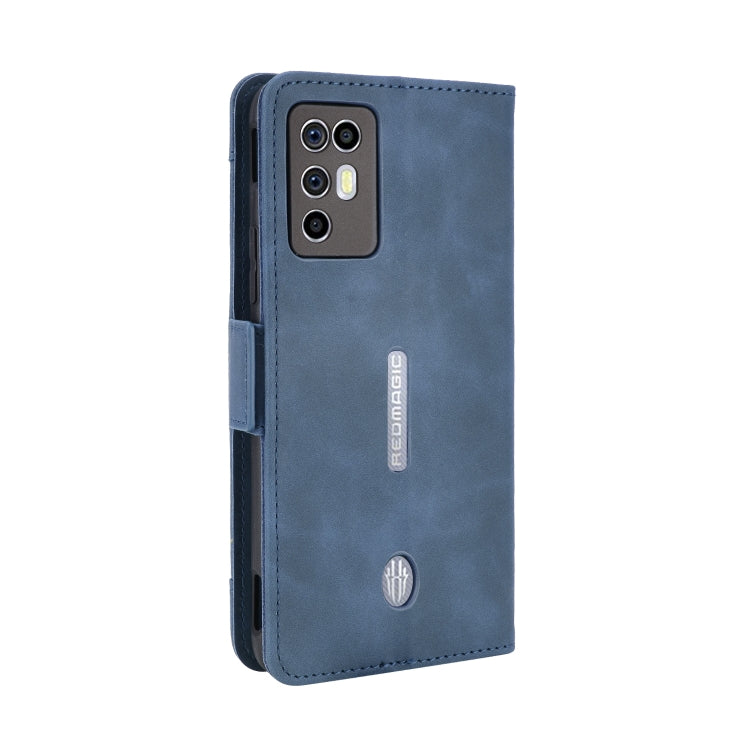 For ZTE nubia Red Magic 6R Skin Feel Calf Pattern Horizontal Flip Leather Case with Holder & Card Slots & Photo Frame