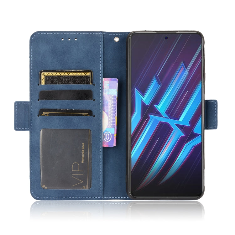 For ZTE nubia Red Magic 6R Skin Feel Calf Pattern Horizontal Flip Leather Case with Holder & Card Slots & Photo Frame