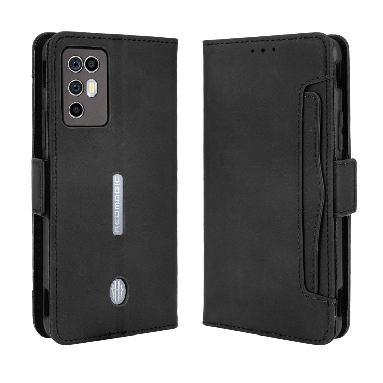 For ZTE nubia Red Magic 6R Skin Feel Calf Pattern Horizontal Flip Leather Case with Holder & Card Slots & Photo Frame