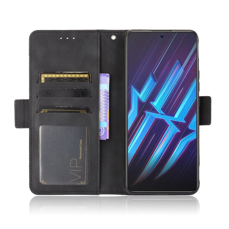 For ZTE nubia Red Magic 6R Skin Feel Calf Pattern Horizontal Flip Leather Case with Holder & Card Slots & Photo Frame