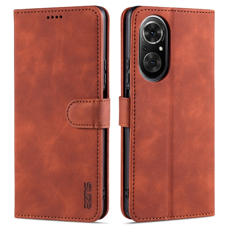 For Honor 50 SE AZNS Skin Feel Calf Texture Horizontal Flip Leather Case with Card Slots & Holder & Wallet