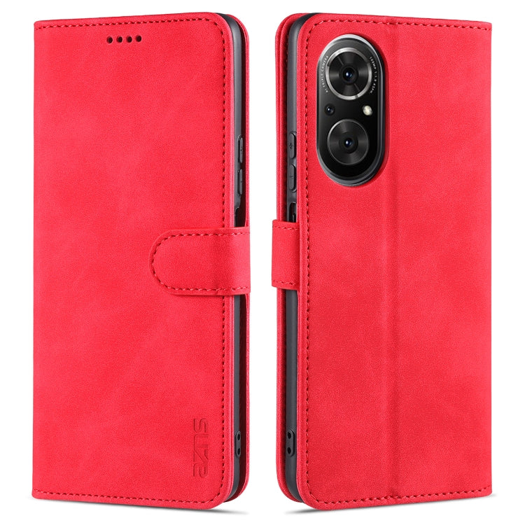 For Honor 50 SE AZNS Skin Feel Calf Texture Horizontal Flip Leather Case with Card Slots & Holder & Wallet