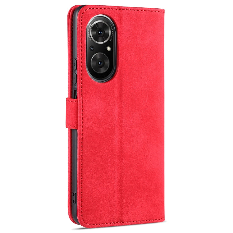 For Honor 50 SE AZNS Skin Feel Calf Texture Horizontal Flip Leather Case with Card Slots & Holder & Wallet