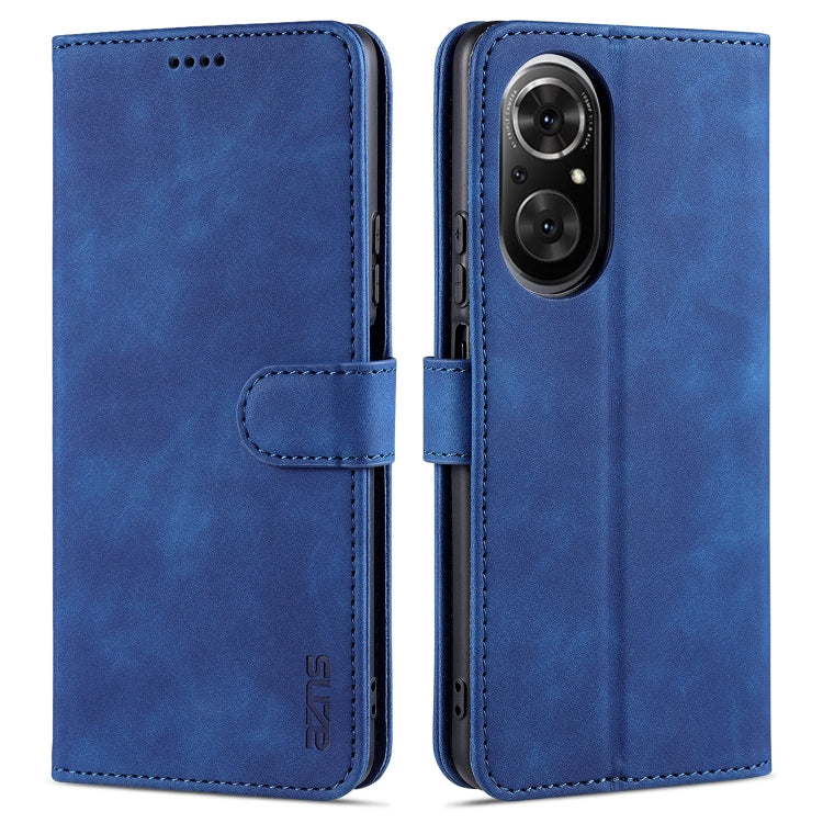 For Honor 50 SE AZNS Skin Feel Calf Texture Horizontal Flip Leather Case with Card Slots & Holder & Wallet