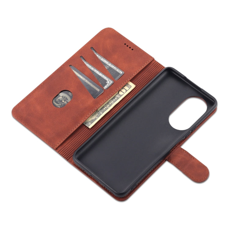 For Honor 50 SE AZNS Skin Feel Calf Texture Horizontal Flip Leather Case with Card Slots & Holder & Wallet