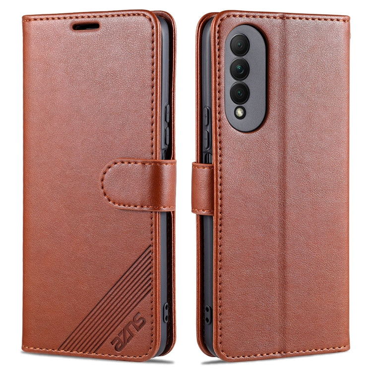 For Honor X20 SE AZNS Sheepskin Texture Horizontal Flip Leather Case with Holder & Card Slots & Wallet