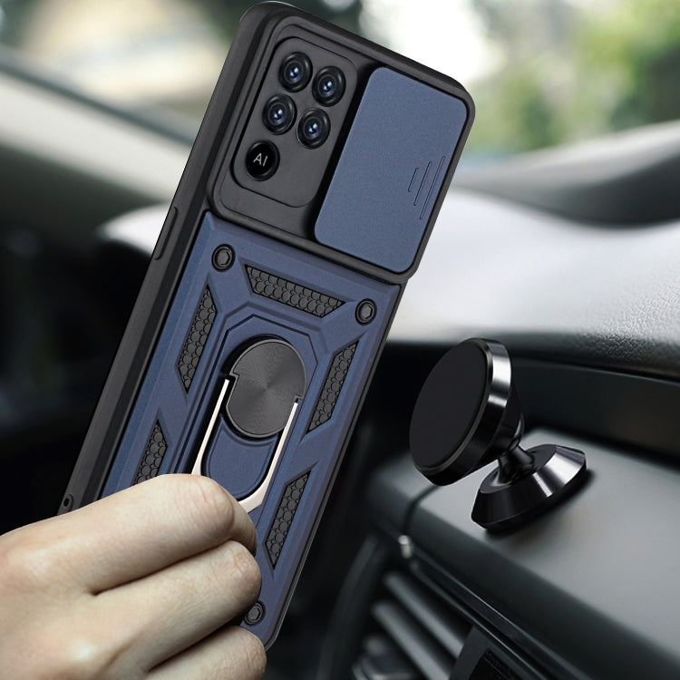 For OPPO A94 Sliding Camera Cover Design TPU+PC Protective Case