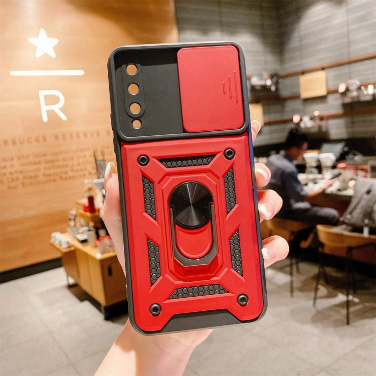 For Huawei Y9s Sliding Camera Cover Design TPU+PC Protective Case