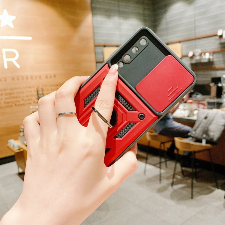 For Huawei Y9s Sliding Camera Cover Design TPU+PC Protective Case